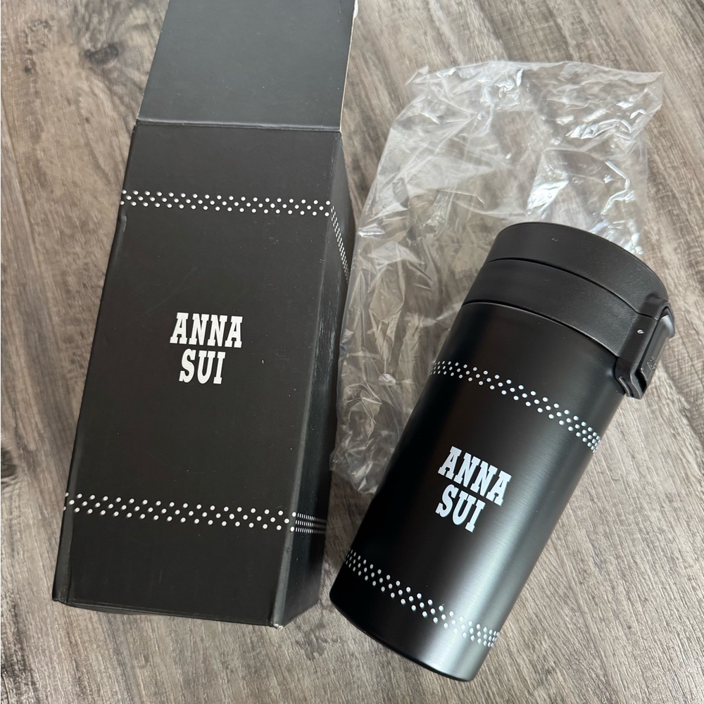 Anna Sui Black Tea Infuser Tumbler w/ Tea Leaves Filter – RARE from Japan NEW